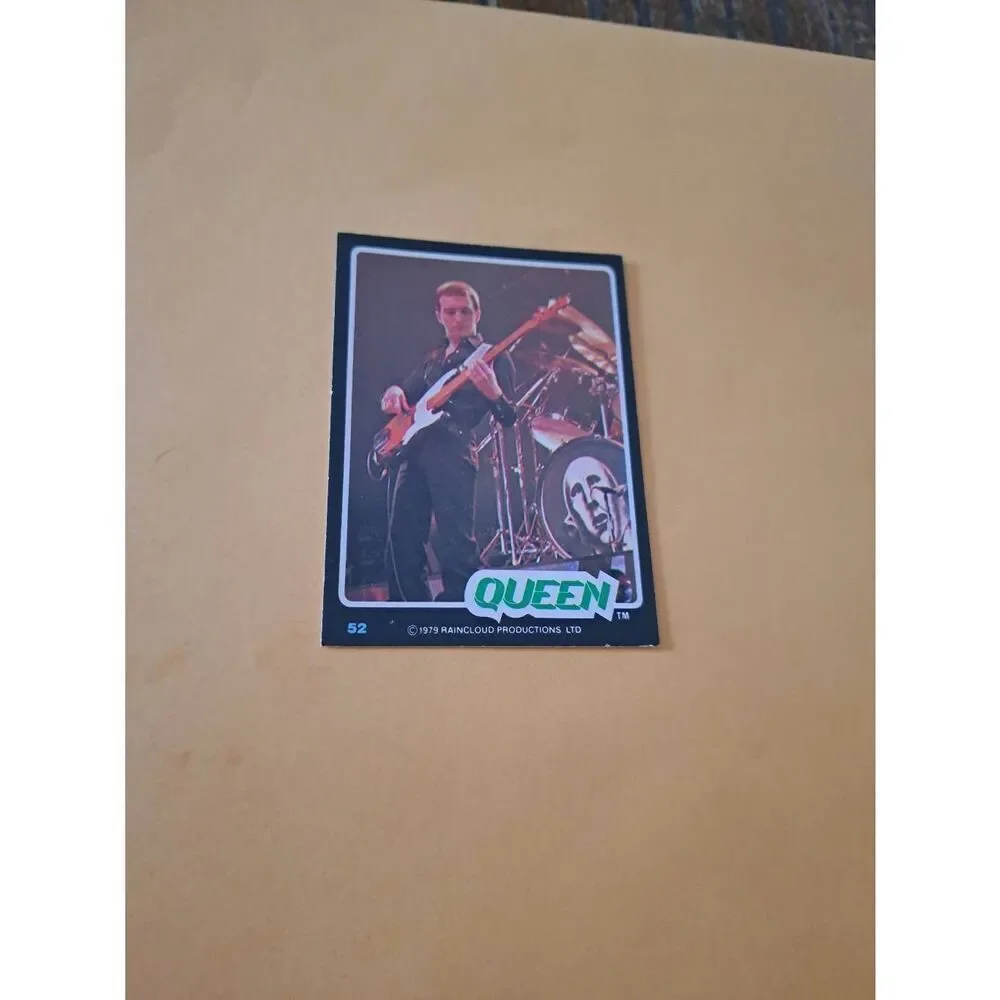 Vintage 1979 Raincloud Productions Queen Trading Card #52 Rock Band Memorabilia